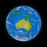 Australia on planet Earth