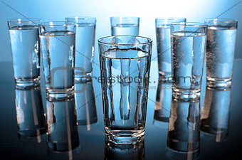 Eight glasses of water a day