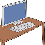 Table with Computer