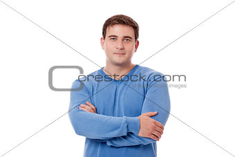 smiling man in casual business outfit isolated
