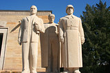 Monument at Mausoleum of Ataturk, Ankara Turkey