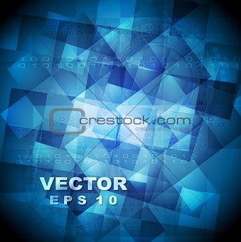 Bright tech vector background
