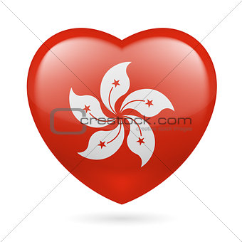 Heart icon of Hong Kong