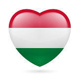 Heart icon of Hungary