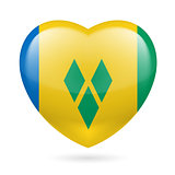 Heart icon of Saint Vincent and the Grenadines