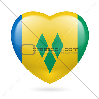 Heart icon of Saint Vincent and the Grenadines