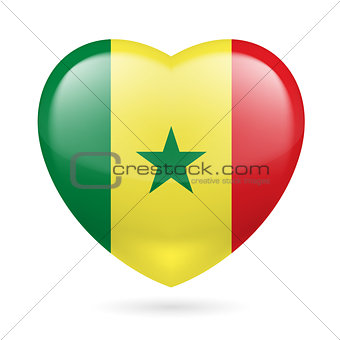 Heart icon of Senegal