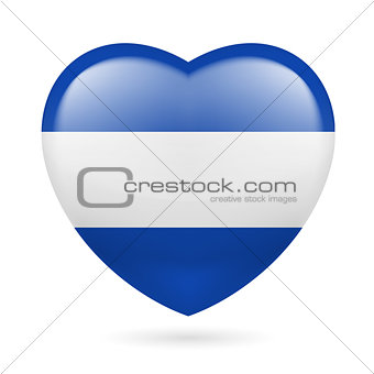 Heart icon of El Salvador