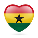 Heart icon of Ghana