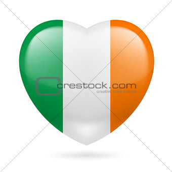 Heart icon of Ireland