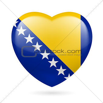 Heart icon of Bosnia and Herzegovina