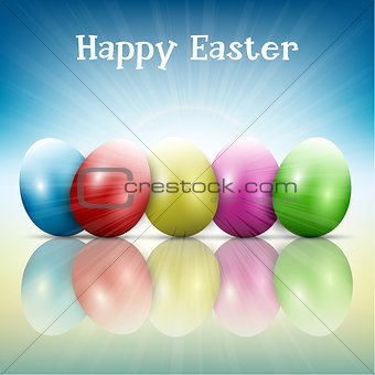 Easter egg background 