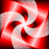 Design colorful vortex movement illusion tetragon geometric back