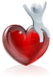 Heart love person