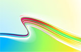 Cool color wave background