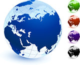 Multi Colored Globe set