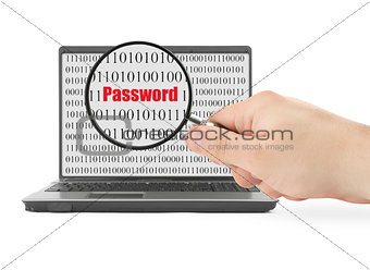 Searching for password