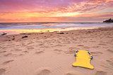 Beautiful summer beach sunrise Australia