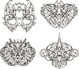 Symmetrical knot tattoo designs
