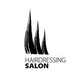 modern creative vector logo for hairdressers