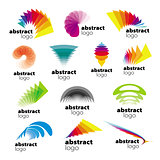 vector collection of abstract logos range