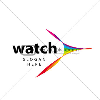 vector logo spectral colorful abstraction