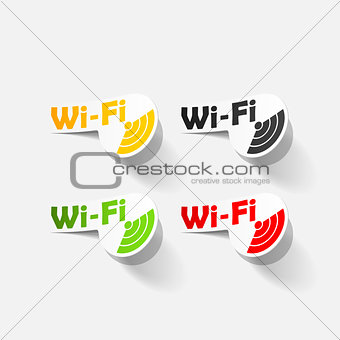 Free Zone wi-fi, sticker