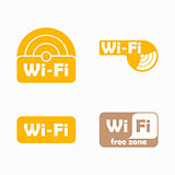 Free Zone wi-fi, sticker