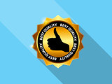 Vector Best Choice Label Icon