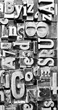 Metal Type Printing Press Typeset Obsolete Typography Text Lette