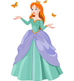 Princess and butterflies