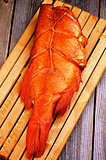 Smoked Red Snapper Fish