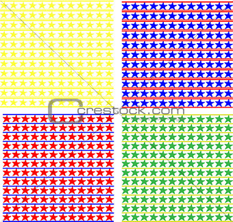 set of vector pattern paper for scrapbook