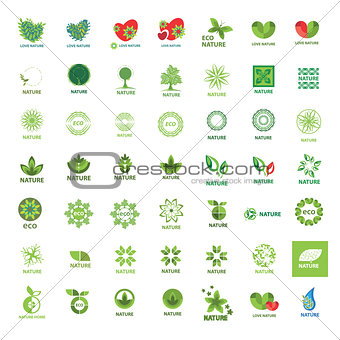 biggest collection of vector logos eco and nature