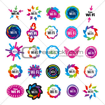 biggest series of vector logos Wi fi 