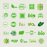 collection of vector eco sign