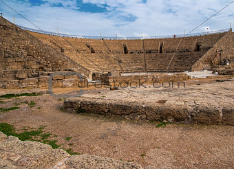 Caesarea Ancient theatre in the north Israel