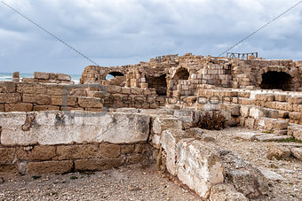 Ruins of roman period in caesarea
