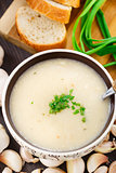 Garlic cream soup
