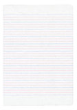 Notebook paper with colorful