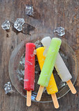 fruit ice pops