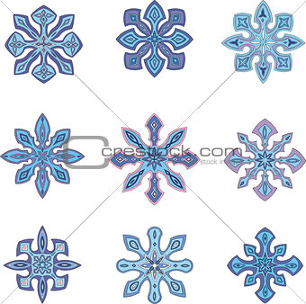 Ornamental snowflakes