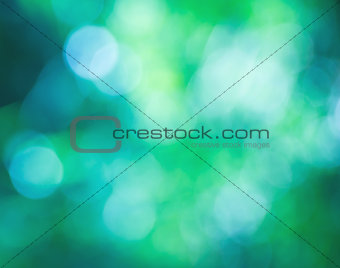  Green bokeh abstract