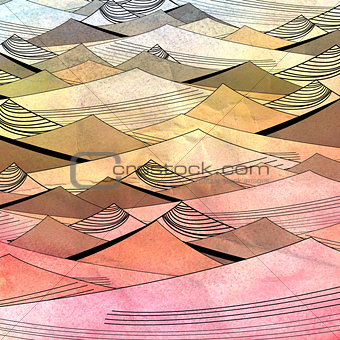 abstract bright background with dunes 