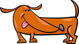 cute dachshund dog cartoon