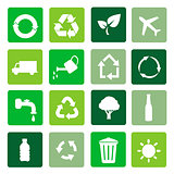 Vector recycle signs