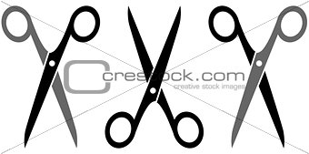 set three scissors