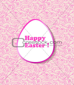 Decorative vector Easter banner
