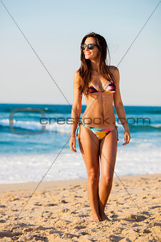 Girl in bikini
