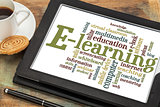 e-learning word cloud